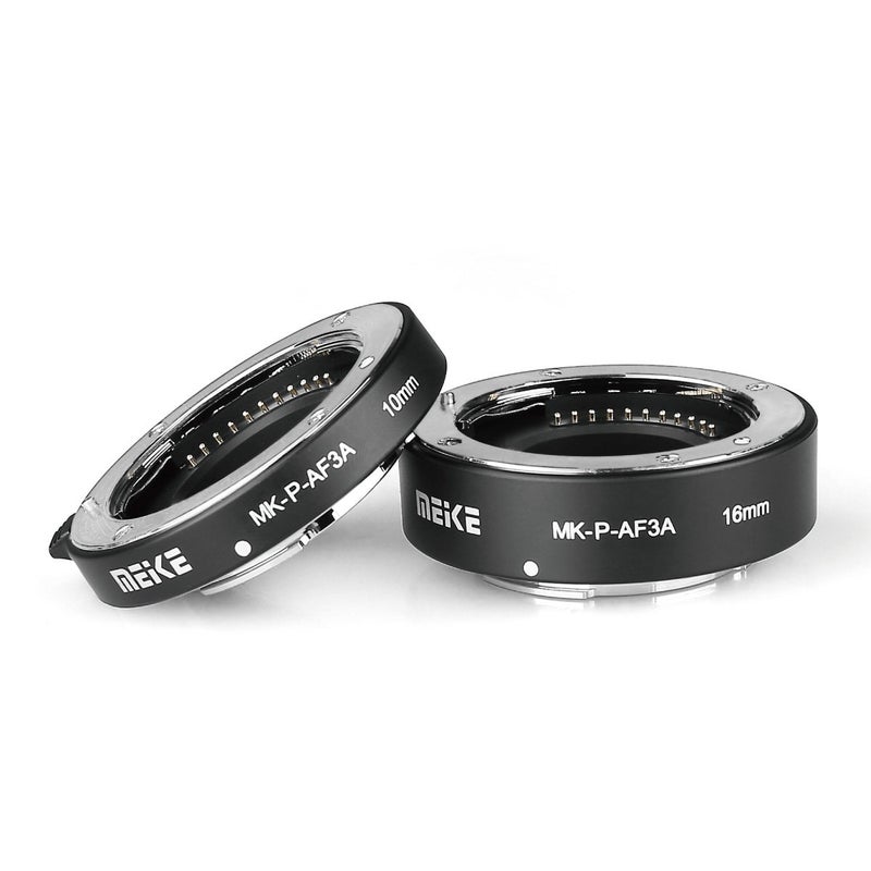 MEIKE MK-P-AF3A Automatic Extension Tube For Olympus Panasonic Micro Four Thirds M4/3 System Camera Lenses 10MM 16MM (Metal Auto Focus Plastic Body) - Image 2